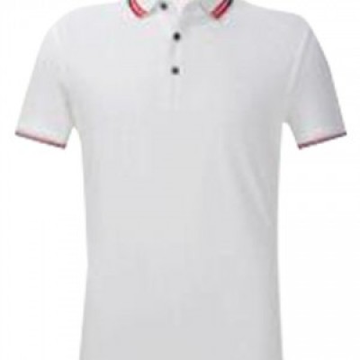 SKP027 A large number of customized short-sleeved POLO shirts design vitality elements POLO shirts POLO manufacturers side view